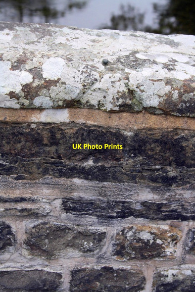 Photo 6"x4" Benchmark on top of parapet of Crook of Lune Bridge Beck Foot\/SD6196 c2013