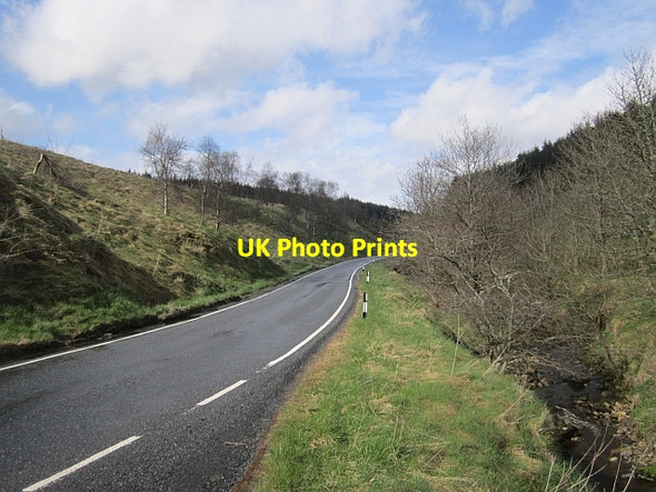 Photo 6"x4" B6399 and Whitrope Burn Whitrope Edge c2013