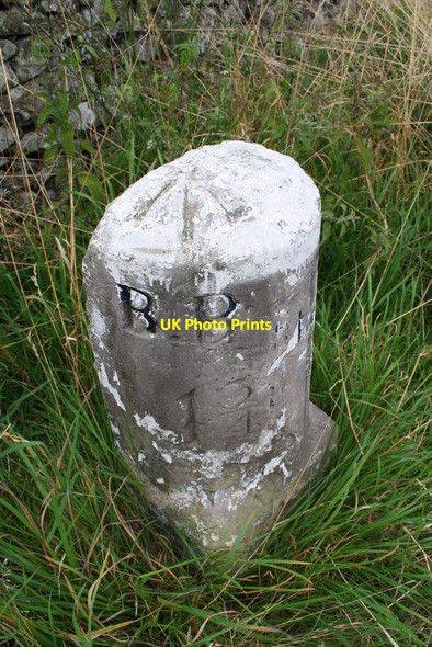 Photo 6"x4" Benchmarked milestone beside B6257 Lowgill\/SD6297 c2013