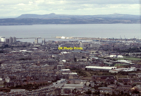 Photo 6"x4" View to Leith from Arthur's Seat Edinburgh c1994