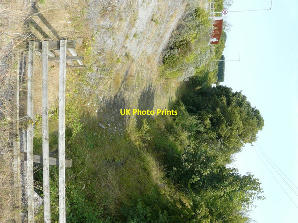 Photo 6"x4" Cutting of former Betteshanger Colliery Railway Finglesham c2013
