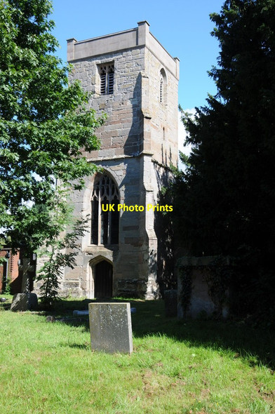 Photo 6"x4" Tower of St. Peter de Witton church, Droitwich Droitwich c2013