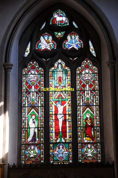 Photo 6"x4" Stained glass window, Church of St. Peter de Witton, Droitwich Droitwich c2013