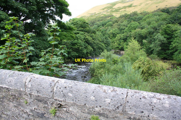 Photo 6"x4" River Lune from Salterwath Bridge Low Borrowbridge c2013