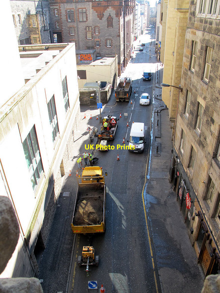 Photo 6"x4" Roadworks on Cowgate Edinburgh c2013