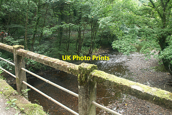 Photo 6"x4" Trusham: on Whetcombe Bridge Hennock c2013