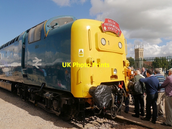 Photo 6"x4" Deltic Locomotive at Grantham Festival of Speed Grantham c2013