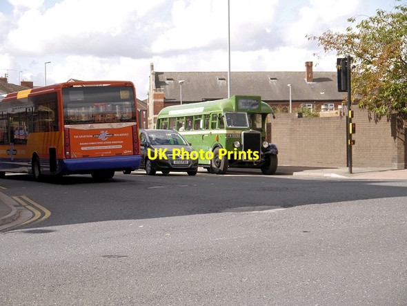 Photo 6"x4" Old and New on Wharf Road Grantham c2013