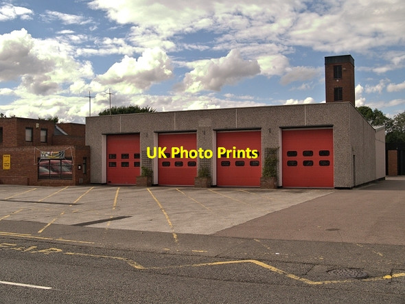 Photo 6"x4" Fire Station, Harlaxton Road Grantham c2013
