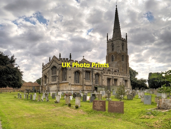 Photo 6"x4" Harlaxton, The Church of St Mary and St Peter Harlaxton c2013