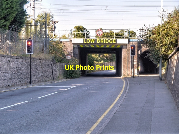 Photo 6"x4" Springfield Road Railway Bridge Grantham c2013