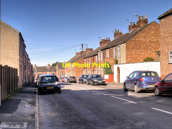 Photo 6"x4" Grantham, Stuart Street Grantham c2013