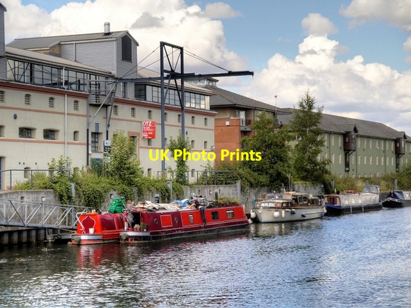 Photo 6"x4" River Trent, Town Wharf at Newark Newark-on-Trent c2013