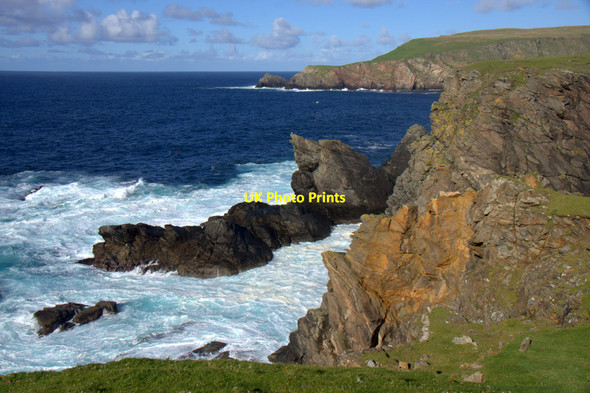 Photo 6"x4" Retta Geo and the Stacks of Poindie Burrafirth c2013