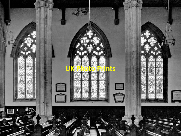 Photo 6"x4" The Church of St Mary Magdalene, Nave Newark-on-Trent c2013