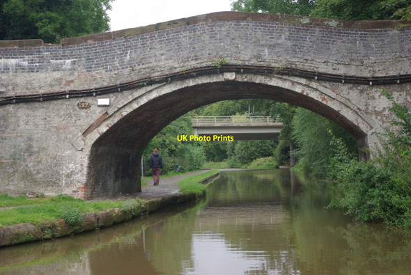 Photo 6"x4" Christleton Bridge, Shropshire Union Canal Boughton Heath c2013