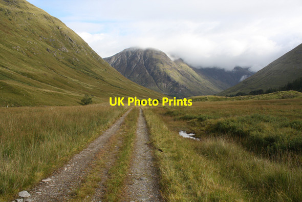 Photo 6"x4" Track in Gleann Leac na Muidhe Glencoe\/NN1058 c2013