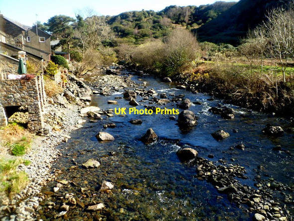 Photo 6"x4" Rocky Afon Glaslyn in Beddgelert Beddgelert c2012