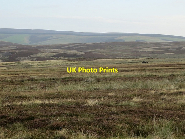 Photo 6"x4" Moorland north of Wether Law Cranshaws c2013