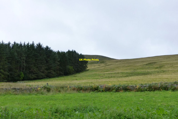 Photo 6"x4" Dry stone perimeter wall of Youth Hostel  Mounthooly\/NT8822 c2013