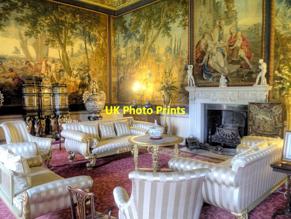 Photo 6"x4" Nostell Priory, The Tapestry Room Foulby c2013