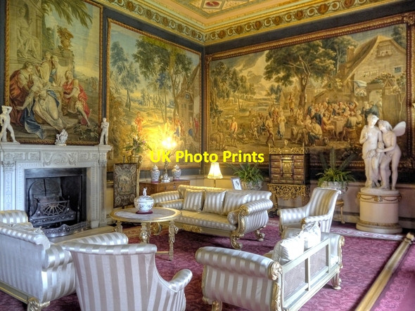 Photo 6"x4" The Tapestry Room, Nostell Priory Foulby c2013