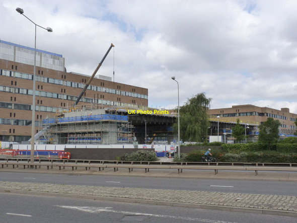 Photo 6"x4" QMC viaduct works Beeston\/SK5236 c2013 P1