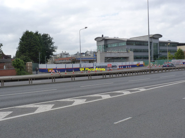 Photo 6"x4" QMC viaduct works Beeston\/SK5236 c2013 P2