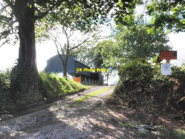 Photo 6"x4" Track to Knapp Lane Farmhouse Borough Post c2013