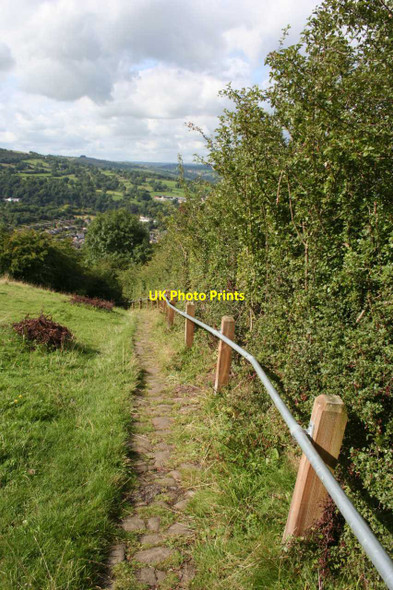 Photo 6"x4" Footpath below Riber Castle Matlock c2013