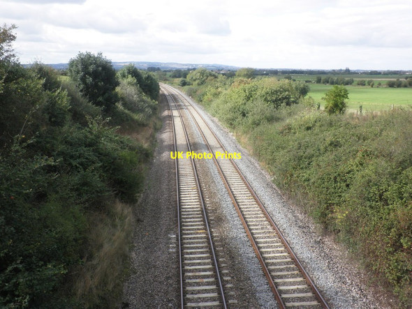 Photo 6"x4" View to the west, from Bullplace Bridge Stathe c2013