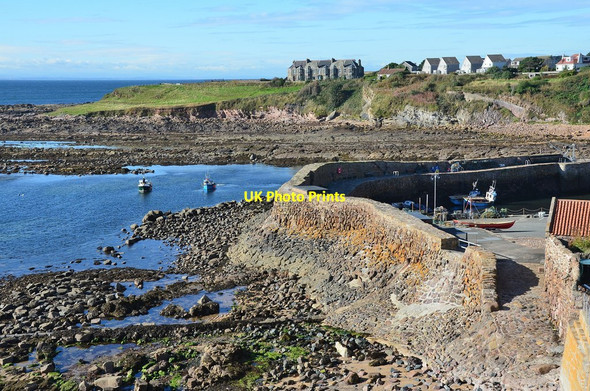 Photo 6"x4" Low tide at Crail harbour Crail c2013