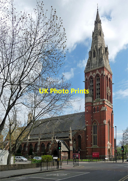 Photo 6"x4" St John the Divine, Vassall Road (2) Westminster c2012