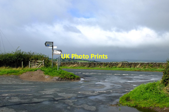 Photo 6"x4" Road Junction Spen Brow Lowgill\/SD6564 c2013