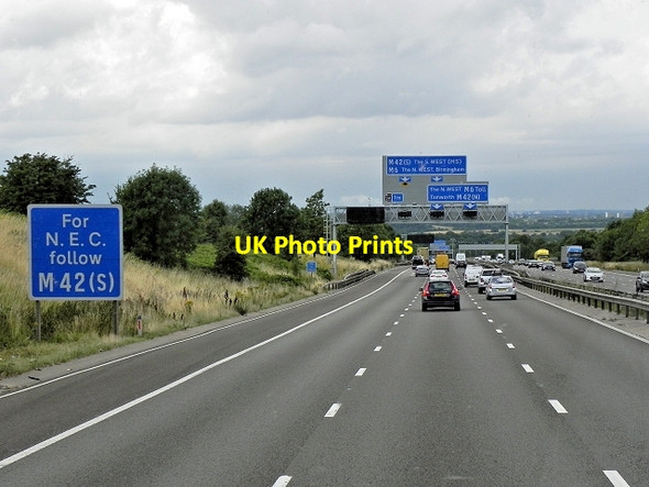 Photo 6"x4" Northbound M6 Kinwalsey c2013