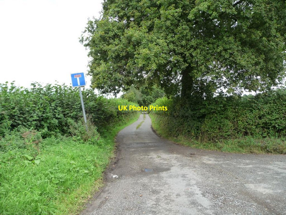 Photo 6"x4" No through road, south of Coed-y-paen Farm Coed-y-paen c2013