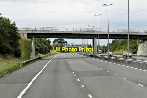 Photo 6"x4" M6 Toll, Bridge at Packington Lane Chelmsley Wood c2013