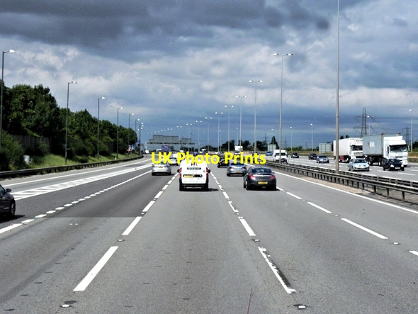 Photo 6"x4" M6 Toll\/M42 Northbound Gilson c2013