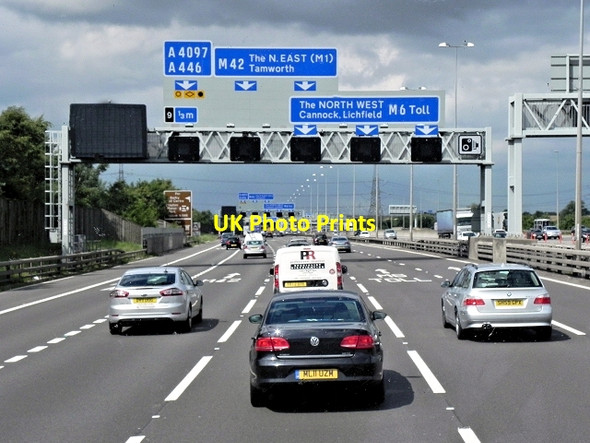 Photo 6"x4" M42 Junction 9 Gilson c2013