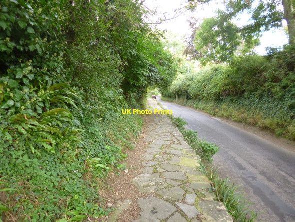 Photo 6"x4" Bothenhampton, pavement Bridport c2013