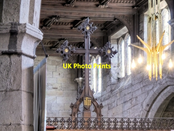 Photo 6"x4" Rood Cross, St Leonard's Church, Middleton Middleton\/SD8706 c2013