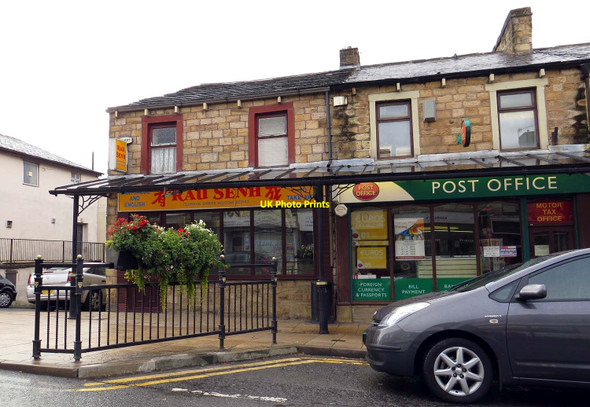 Photo 6"x4" Takeaway and Post Office on Colne Road Brierfield c2013