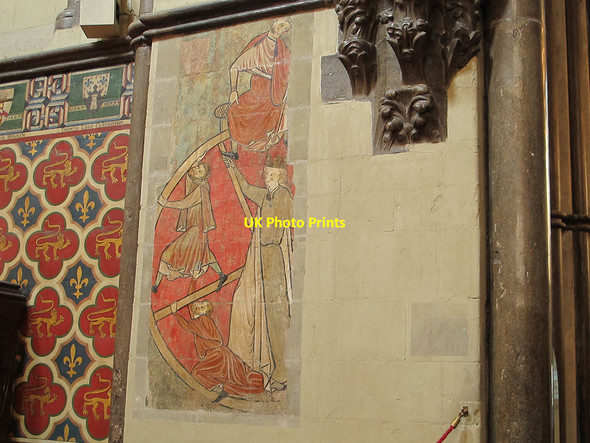 Photo 6"x4" Rochester Cathedral: Wheel of Fortune Rochester\/TQ7268 c2013