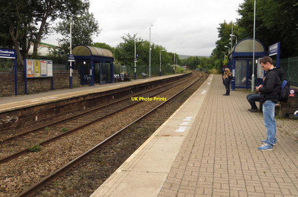 Photo 6"x4" Church and Oswaldtwistle Station Accrington c2013
