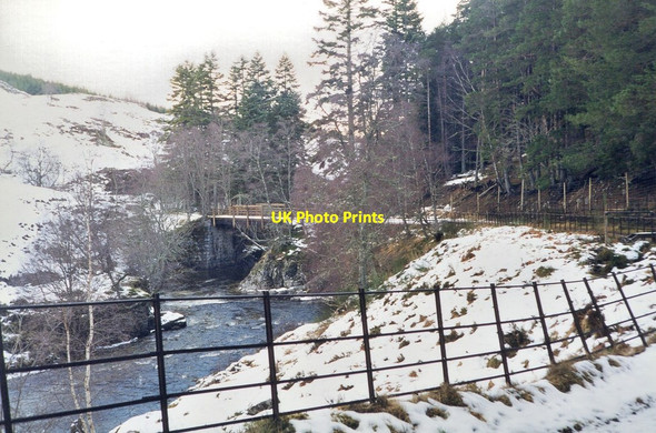 Photo 6"x4" Bridge over the River Pattack Kinloch Loggan c2000