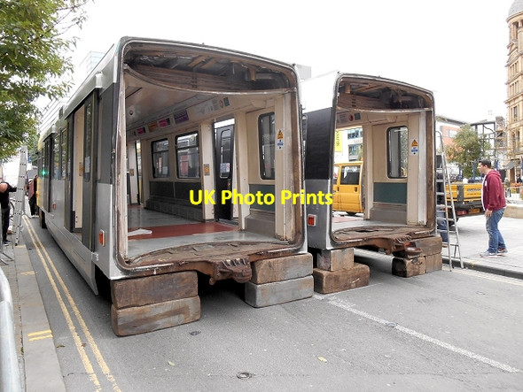 Photo 6"x4" City Trials Preparation, Exchange Square Manchester c2013