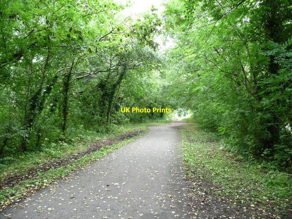 Photo 6"x4" Cycleway on former railway line, Griffithstown Pontypool\/Pont-y-pwl c2013