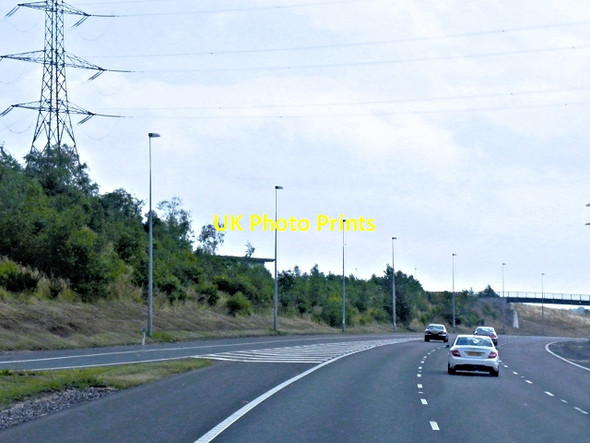 Photo 6"x4" M6 Toll Road, Churchbridge Cannock c2013