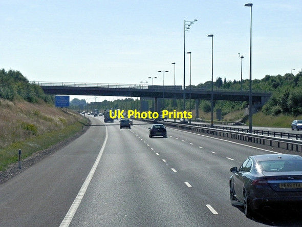 Photo 6"x4" M6 Toll Road, Norton Canes Great Wyrley c2013