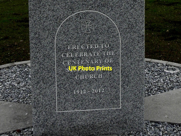 Photo 6"x4" Inscription at Cranagh Chapel Cranagh c2013